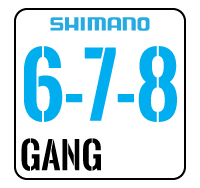Shimano 6-7-8Gang